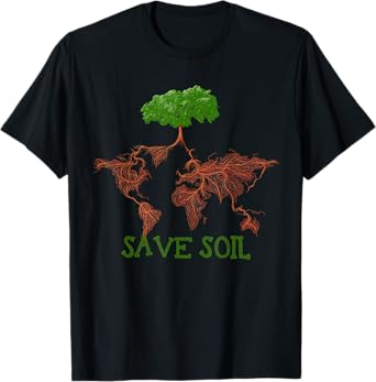 Save Soil Support Sadhguru To Save Our Lives Cute Earth Day T-Shirt