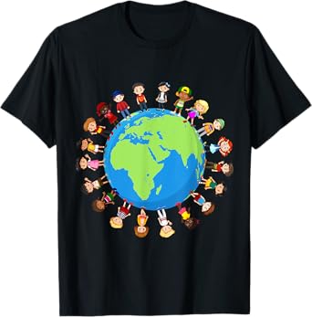 Earth Day Children Around the World Environmentalist T-Shirt