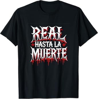 Llego El Boricua Real Hasta La Muerte T-Shirt - Unisex-Adults, Black, Small