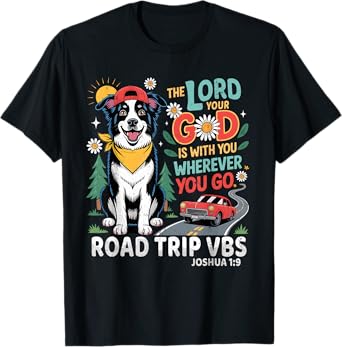 Road Trip VBS 2025 Christian Dog Bible Theme Men Women Kids T-Shirt