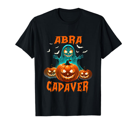 Abra Cadaver Skeleton Spooky Horror Halloween T-Shirt