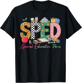 Sped Special Education Para Back To School T-Shirt