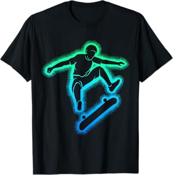 Skateboard Skater Skateboarding Skateboarder Kids Boys Men T-Shirt