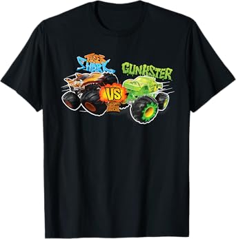 Hot Wheels Monster Trucks - Tiger Shark vs Gunkster T-Shirt