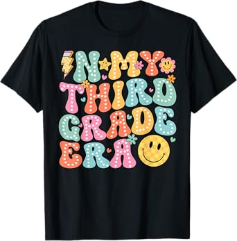 In My Third Grade Era Girl Back To School 3rd Grade Teacher T-Shirt