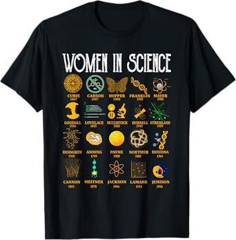 Science Lover Gifts Adult Women In Science Scientist Idea T-Shirt
