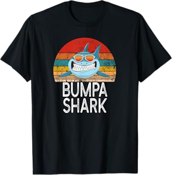 Bumpa Shark Grandpa Funny T-Shirt