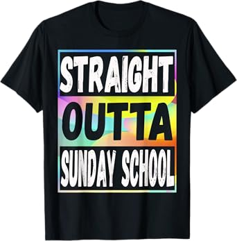 Straight Outta Sunday School Graduation Gifts T-Shirt
