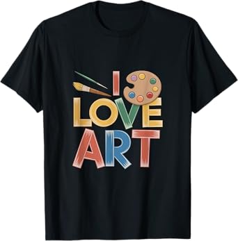 I Love Art T-Shirt