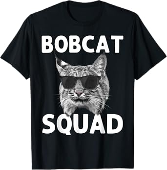 Best Bobcat Art For Men Women Kids Bobcat Animal Cat Bobcat T-Shirt
