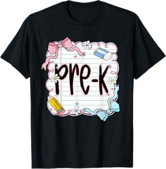 Pre-K Back To School First Day Of School Boy Girl Kid T-Shirt