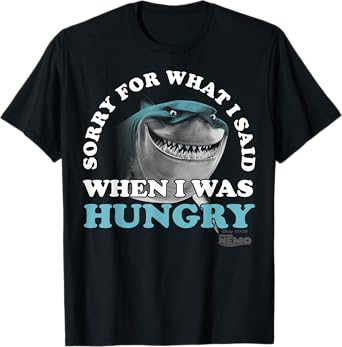 Disney Pixar Finding Nemo Bruce Sorry For What I Said Text T-Shirt