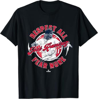 Jose Ramirez Respect All Fear None Enriquito Cleveland MLBPA T-Shirt