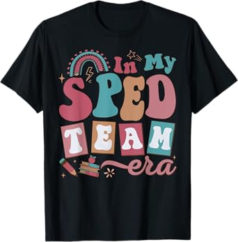 Retro In My Sped Team Era Teacher Back To School T-Shirt for Men Women Kids