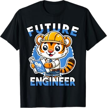 Future Engineer Graphic for Kids, Inspiring Builders T-Shirt