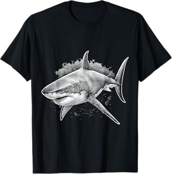 Shark Beach Lover Ocean Animal Graphic Novelty Womens T-Shirt