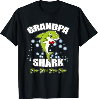 Pinkfong Grandpa Shark Mens Official Product T-Shirt