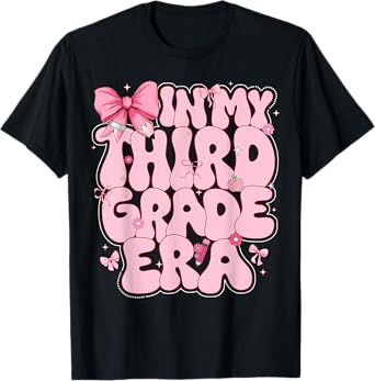 Groovy Third Grade Matching Student Teacher 3rd Grade T-Shirt