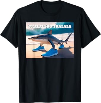 Tralalero Tralala Funny Shark Meme T-Shirt