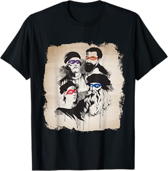 Artist - Italian Rennaissance Art Ninjas Funny T-Shirt