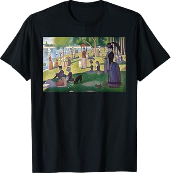 Seurat Sunday Afternoon Famous Painting By Seurat T-Shirt