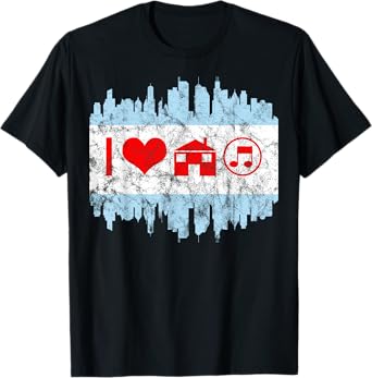 Chicago House Music DJ Flag T-Shirt