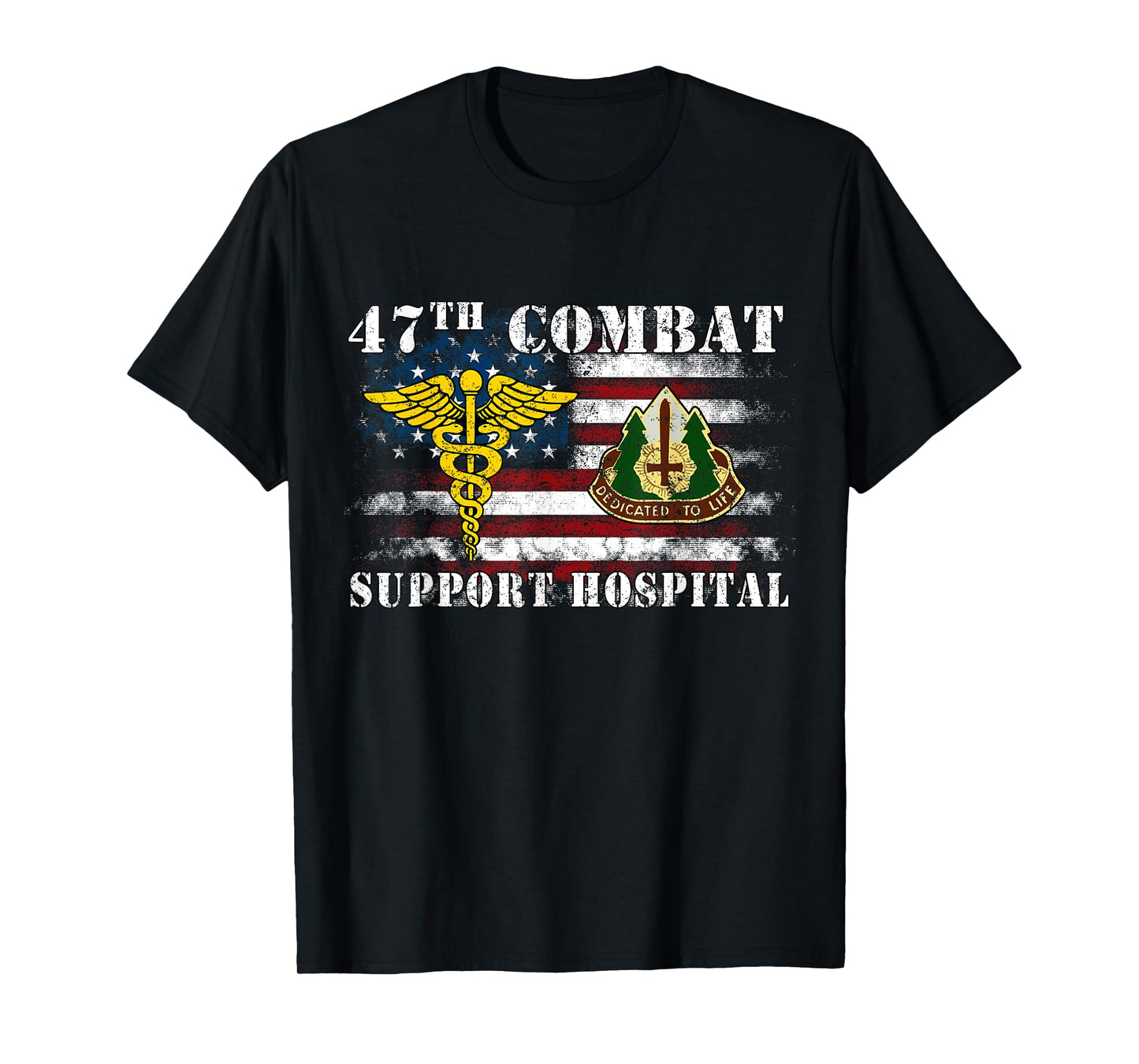 47th Combat Support Hospital Veterans Day Vintage Gifts T-Shirt