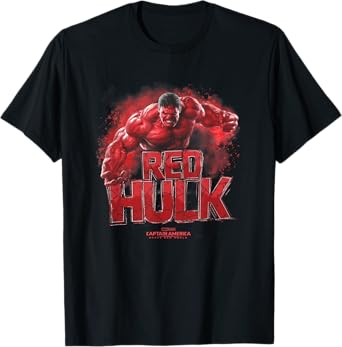 Marvel Captain America: Brave New World Red Hulk Logo T-Shirt