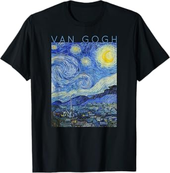 Van Gogh Starry Night - Art for Artists T-Shirt