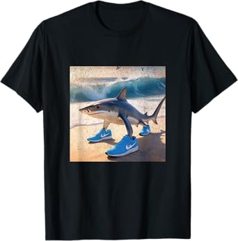 Tralalelo Tralala Funny Shark Italian Brainrot Meme Graphic T-Shirt