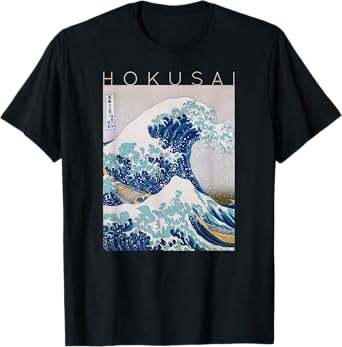 Hokusai The Great Wave off Kanagawa For Artists T-Shirt