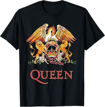 Queen Official Classic Crest Short Sleeve T-Shirt
