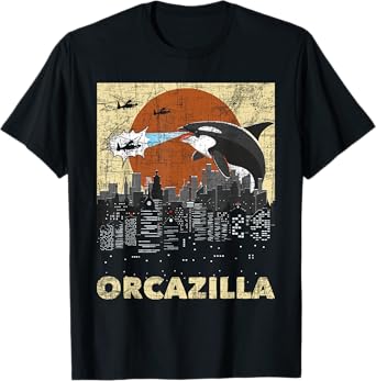 Orcazilla - Whale Lover Ocean Marine Biologist Whales T-Shirt