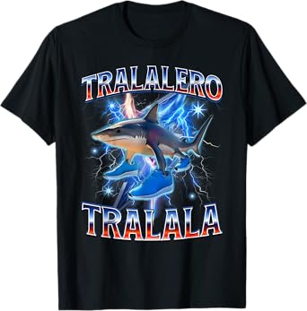 Tralalero Tralala Shark Meme Bootle T-Shirt