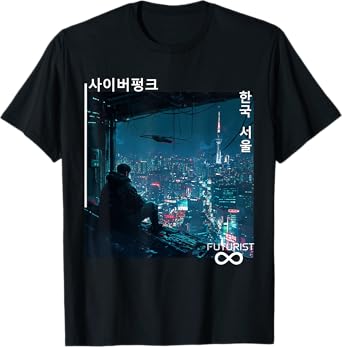 KOREAN Cyberpunk SEOUL Streetwear KPOP Aesthetic T-Shirt