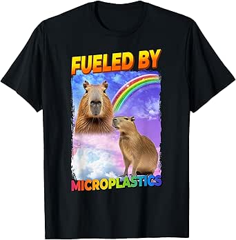 Fueled By Microplastics Capybara T-Shirt