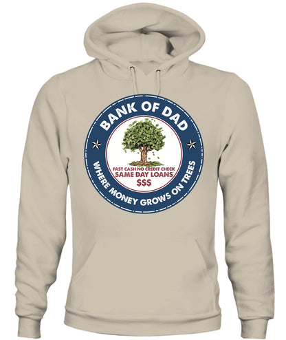 Funny Father Bank Shirt Fast Cash No Credit Check Dad Jokes T-Shirt