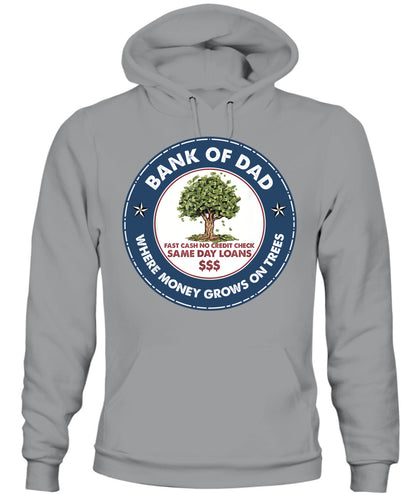 Funny Father Bank Shirt Fast Cash No Credit Check Dad Jokes T-Shirt