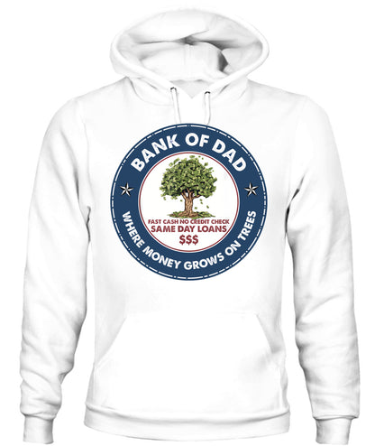 Funny Father Bank Shirt Fast Cash No Credit Check Dad Jokes T-Shirt