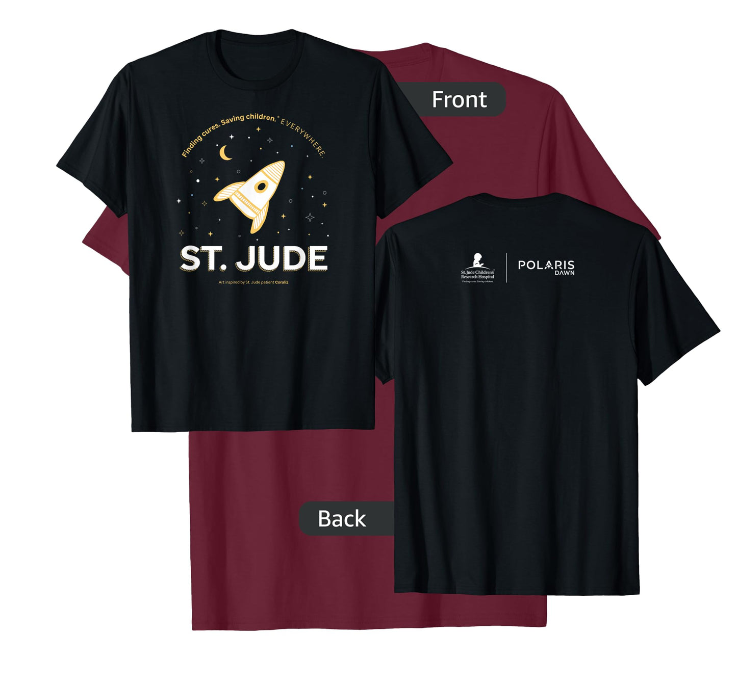 St. Jude Patient Coraliz Moon T-Shirt