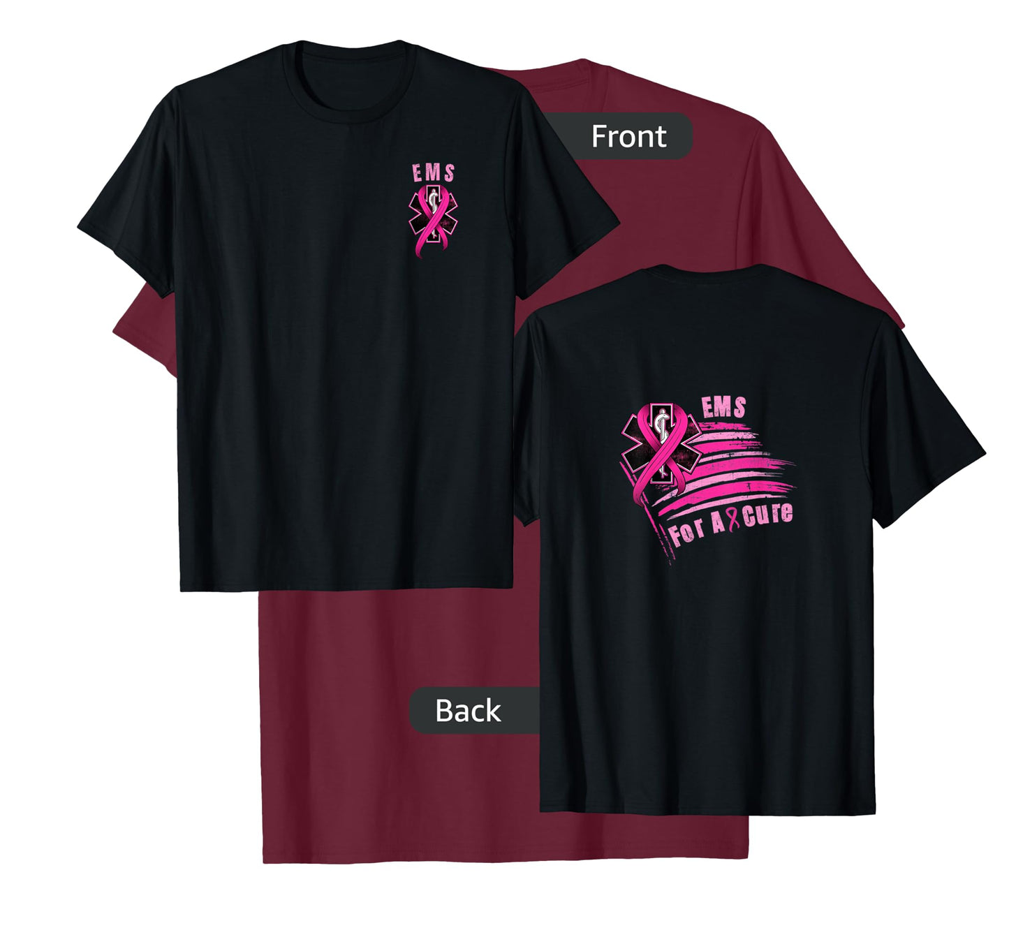 EMS for a cure, breast cancer awareness T-Shirt