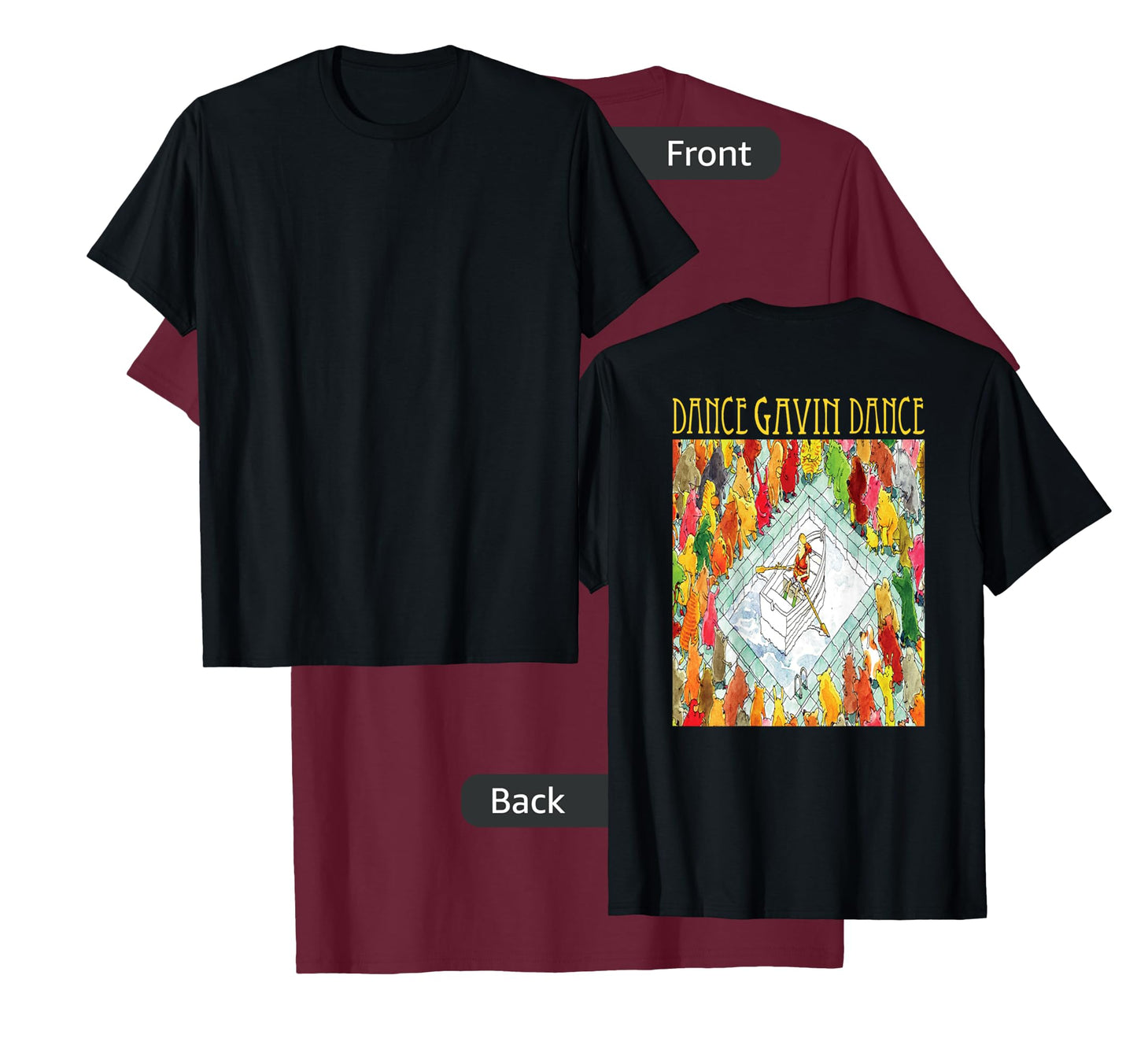 Dance Gavin Dance merch - Dance Gavin Dance - DESIGN ON BACK T-Shirt