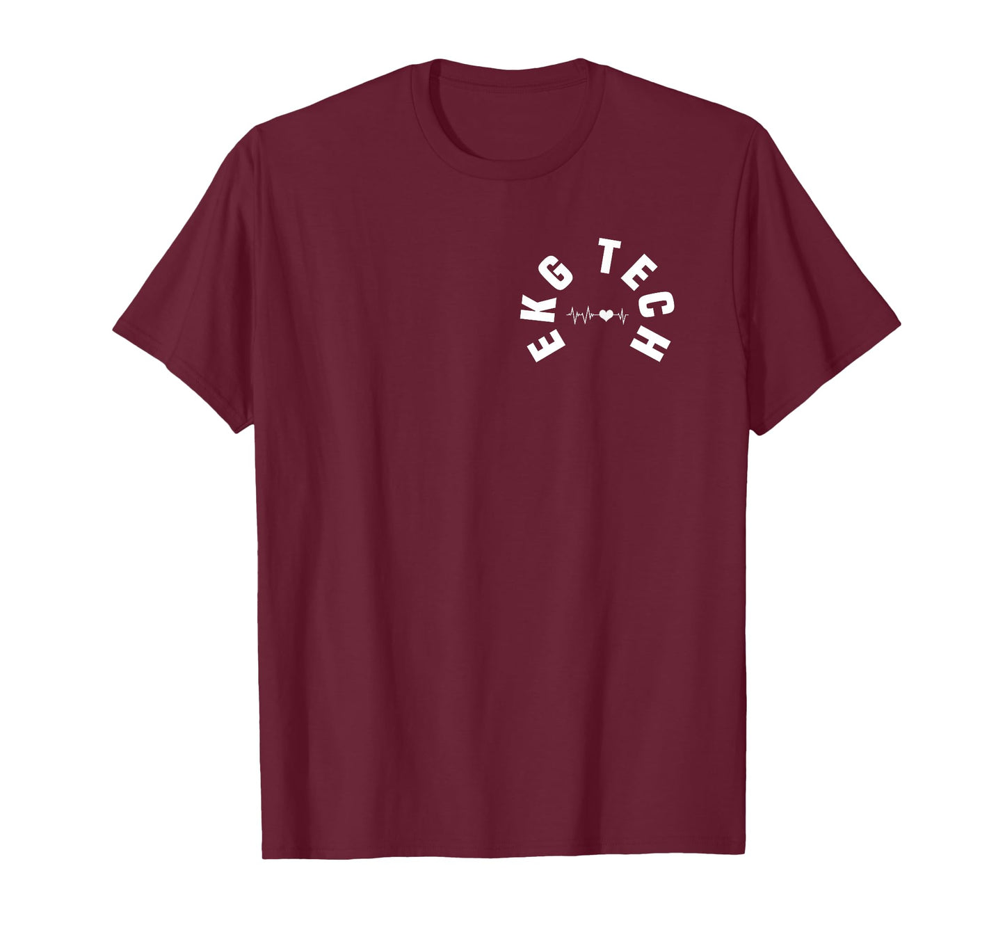 Great EKG Tech Pocket Outfit Electrocardiogram Specialist T-Shirt