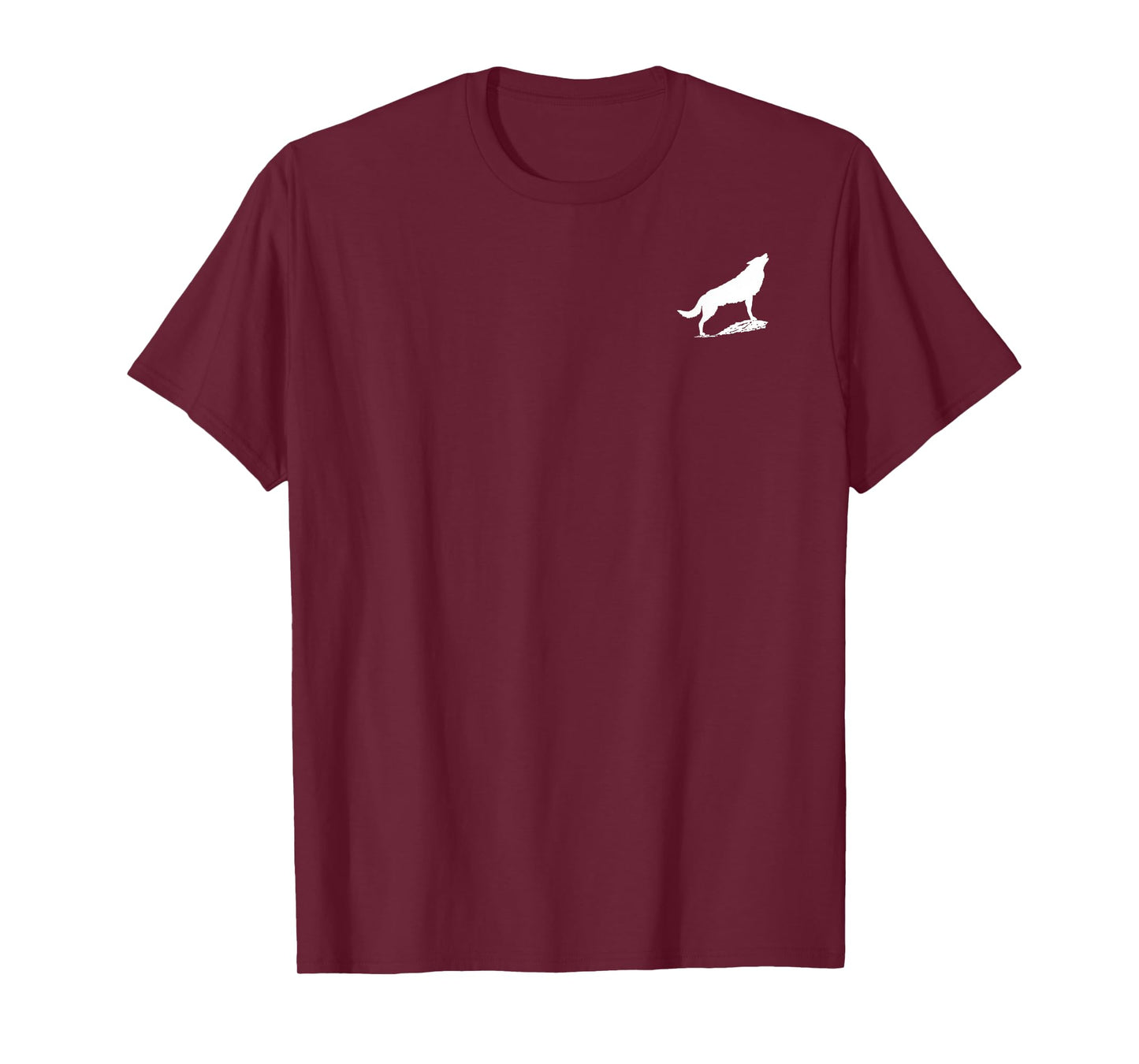 Wolf pocket-style Emblem. T-Shirt