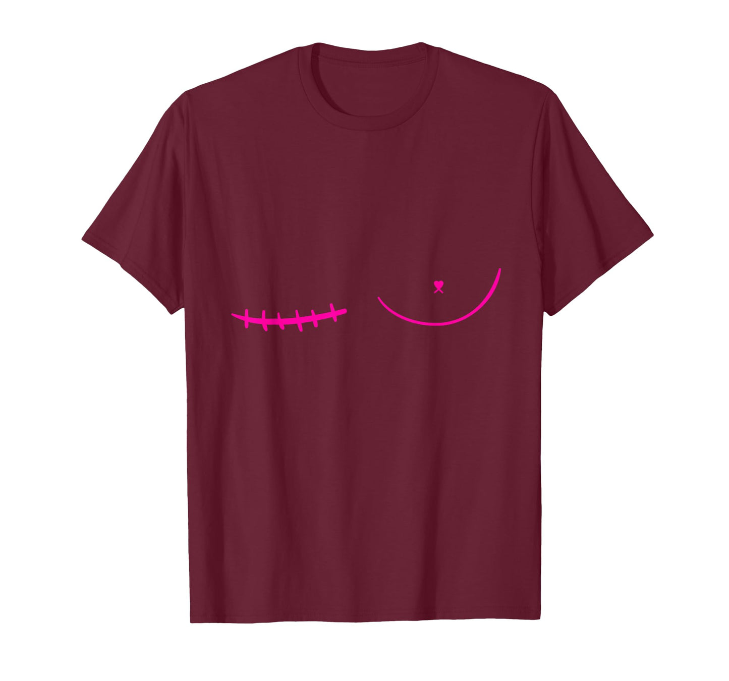 Right Mastectomy Scar Breast Cancer Survivor T-Shirt