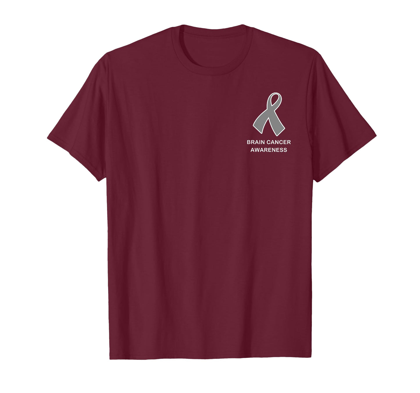 Brain Cancer Shirts For Men For Women Ribbon Awareness