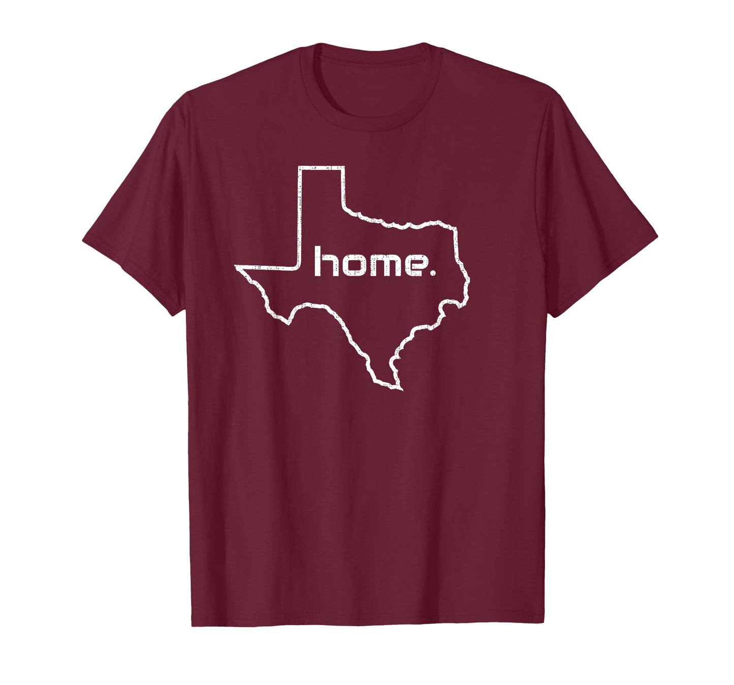 Texas white outline Home Tee T-Shirt