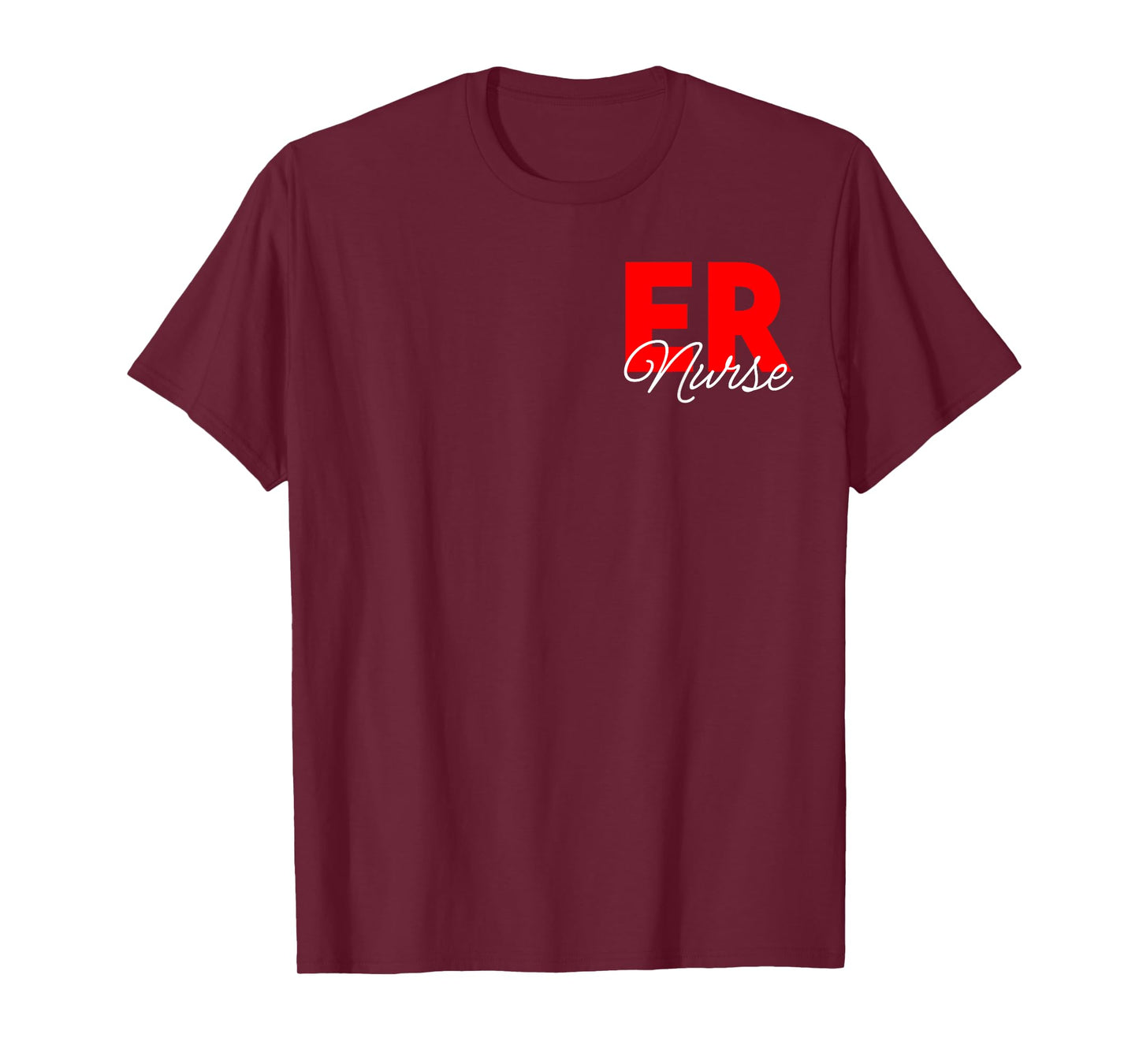 Mens Women Emergency Room Registered Nurse Retro Er Nurse T-Shirt