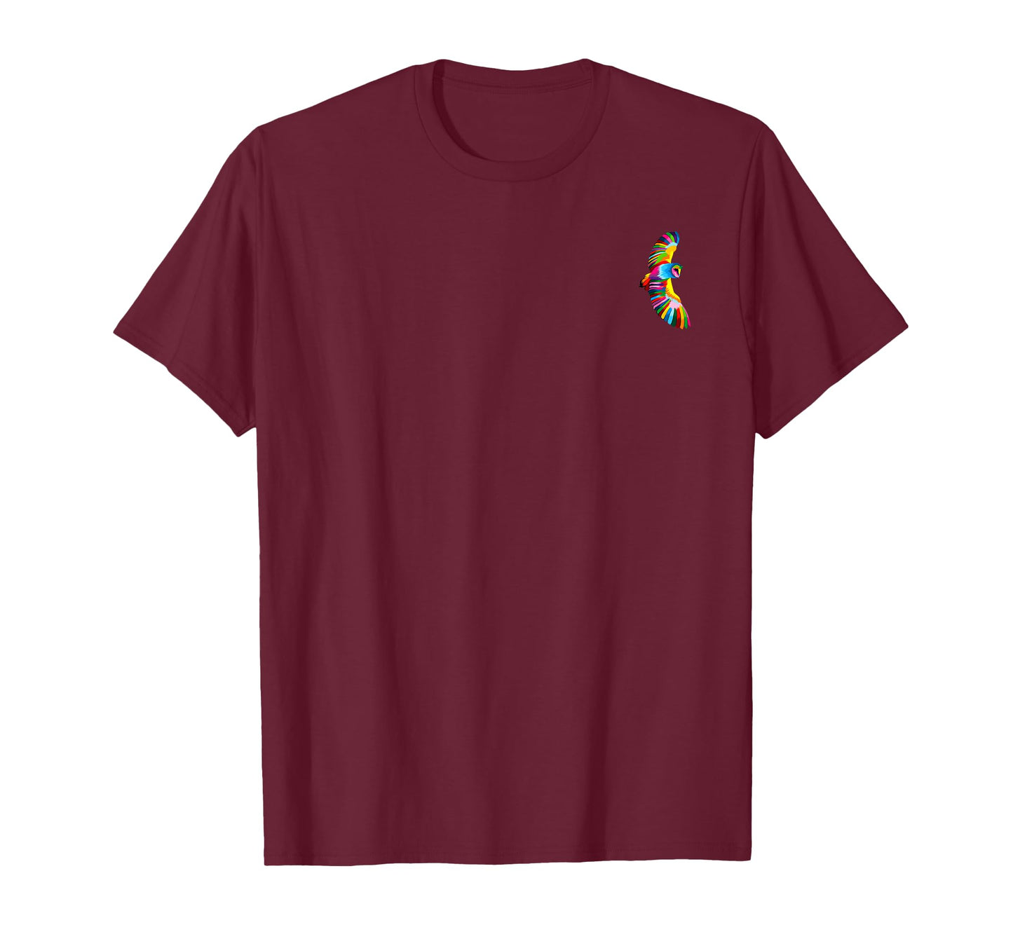 Colorful Owl in Pocket Cute Owl Design for Wildlife Fans T-Shirt