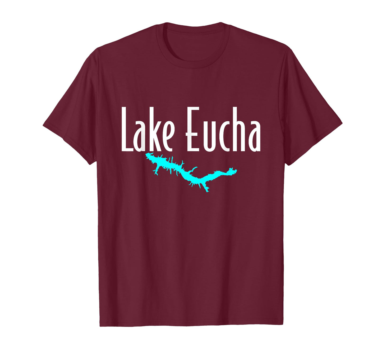 Minimalist Lake Eucha - Oklahoma T-Shirt